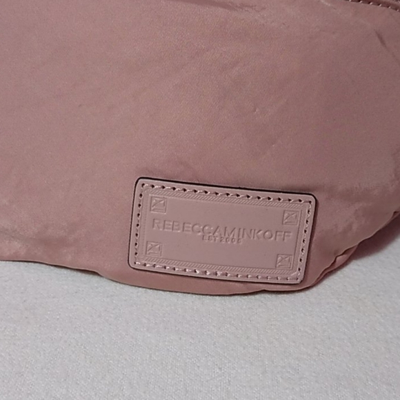 *SOLD* Rebecca Minkoff Vintage Pink Nylon Belt Bag - Picture 6 of 11